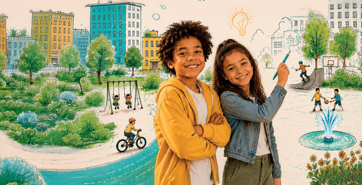 Photo de Dessine ta ville : rejoins le Conseil des enfants !